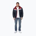 Herren Winterjacke Pitbull Rubio Quilted Hooded dark navy/red 2