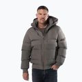 Herren-Winterjacke Pitbull Patton Quilted Hooded taupe