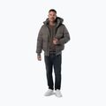 Herren-Winterjacke Pitbull Patton Quilted Hooded taupe 2