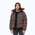 Damen Winterjacke Pitbull Amalia Padded Hooded dark chocolate 4