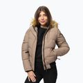 Damen-Winterjacke Pitbull Azalea Quilted Hooded dark sand 4