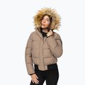 Damen-Winterjacke Pitbull Azalea Quilted Hooded dark sand 5