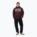 Herren Hoodie Pitbull Norton Hooded dark burgundy 2