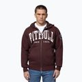 Herren Kapuzenjacke Pitbull Norton Hooded Zip dark burgundy