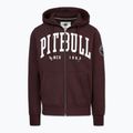 Herren Kapuzenjacke Pitbull Norton Hooded Zip dark burgundy 5