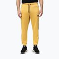 Herrenhose Pitbull Trackpants Tape Logo Terry Group pale yellow