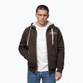 Herren Hoodie Pitbull Ruffin Detroit Hooded Zip dark chocolate 4