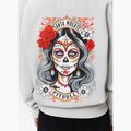 Damen Zip-Hoodie Pitbull Santa Muerte Hooded Zip white stone 7