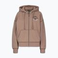 Damen-Hoodie Pitbull Skull Surf Hooded Zip chocolate mousse 7