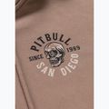 Damen-Hoodie Pitbull Skull Surf Hooded Zip chocolate mousse 10
