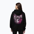 Damen Hoodie Pitbull Tattoo Hooded black 3