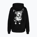 Damen-Hoodie Pitbull Puppy 2 Hooded black 2