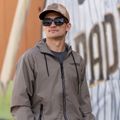 Herrenjacke Pitbull Athletic Logo Nylon Hooded taupe 14