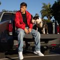 Herrenjacke Pitbull Athletic Tape Nylon Hooded red 14