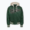 Herrenjacke Pitbull Mason San Diego Baseball Hooded bottle green/beige 4