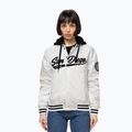 Damenjacke Pitbull Angela San Diego Hooded Varsity off white