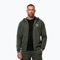 Herrenpullover Pitbull Tape Parker Hooded Zip old green 4