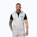Herrenpullover Pitbull Badger Hooded Vest Zip grey/melange