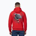 Herrenpullover Pitbull Strenght & Respect Sweatshirt Hooded red 3
