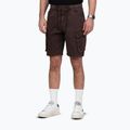 Herren-Shorts Pitbull Proctor Drawstring Cargo dark brown 3