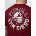 Herren-Shirt Pitbull Dog SD burgundy 3