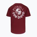 Herren-Shirt Pitbull Dog SD burgundy 5