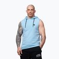 Herren-Trainingssweatshirt Pitbull Mercado Hilltop Sleeveless Hooded light blue