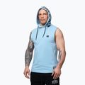 Herren-Trainingssweatshirt Pitbull Mercado Hilltop Sleeveless Hooded light blue 4