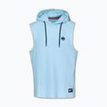 Herren-Trainingssweatshirt Pitbull Mercado Hilltop Sleeveless Hooded light blue 6