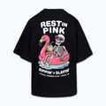Damen-T-Shirt Pitbull Rest In Pink Oversize black 6
