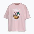 Damen-T-Shirt Pitbull Rest In Pink Oversize strawberry cream 5