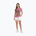Damen-T-Shirt Pitbull Dia De Los Perros washed pink 2