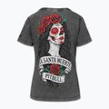 Damen-T-Shirt Pitbull Santa Muerte graphite 5