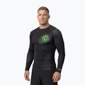 Rashguard Langarmshirt für Herren Pitbull Ray Rashguard fluo green