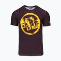 Herren-Shirt Pitbull Rashguard Logo Palms brown 3