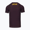 Herren-Shirt Pitbull Rashguard Logo Palms brown 4
