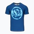 Herren-Shirt Pitbull Rashguard Logo Palms blue 3