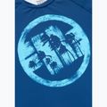 Herren-Shirt Pitbull Rashguard Logo Palms blue 6