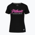 Damen-T-Shirt Pitbull Santa Muerte black/pink 5