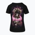 Damen-T-Shirt Pitbull Santa Muerte black/pink 6