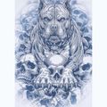 Herren-Shirt Pitbull Guardian Angel white 5