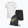 Kinder-Trainingsset 4F HJZ22-JSETRM001 schwarz-weiß