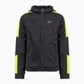 Trainingssweatshirt Kinder 4F schwarz-grün HJZ22-JBLMF1