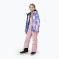 Kinder-Skijacke 4F blau-rosa HJZ22-JKUDN002 2