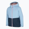 Kinder-Skijacke 4F blau HJZ22-JKUDN001 3