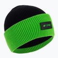 Wintermütze für Kinder 4F grün-schwarz HJZ22-JCAM004