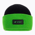 Wintermütze für Kinder 4F grün-schwarz HJZ22-JCAM004 2