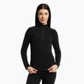 Damen-Ski-Sweatshirt 4F BIDP010 Fleece schwarz H4Z22-BIDP010