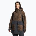 Damen Snowboardjacke 4F braun H4Z22-KUDS002