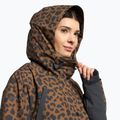 Damen Snowboardjacke 4F braun H4Z22-KUDS002 4